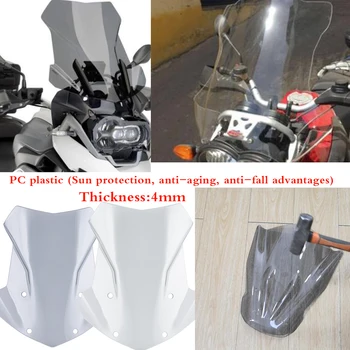 

R1250GS Adv 2019 PC Windshield Windscreen Wind deflector Screen light Smoke clear for 2013-2018 BMW R1200GS R 1200 GS Adventure
