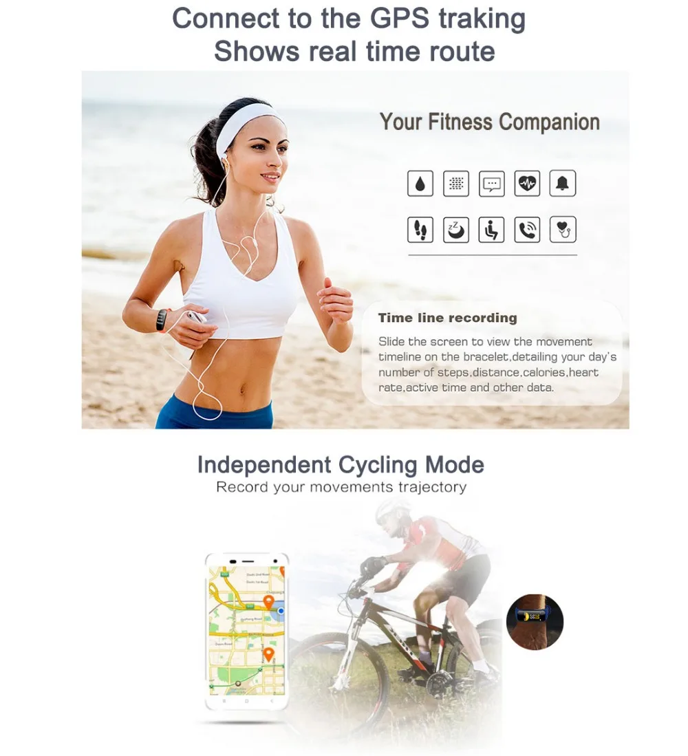 MOCRUX Z17C Fitness Bracelet Color Screen IP67 Waterproof Heart Rate Smart Band with Blood oxygen monitor GPS activity tracker  (8)
