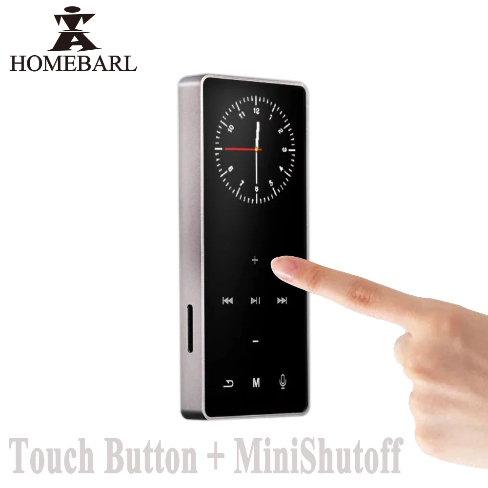 HOMEBARL 3th 4th Minishutoff сенсорный экран MP4 плееры видео Музыка FM радио 4 ГБ 8 HIFI плеер