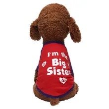 Футболка для собак новая футболка для домашних животных Осенняя Удобная дышащая модная одежда для кошек собак летняя одежда для собак