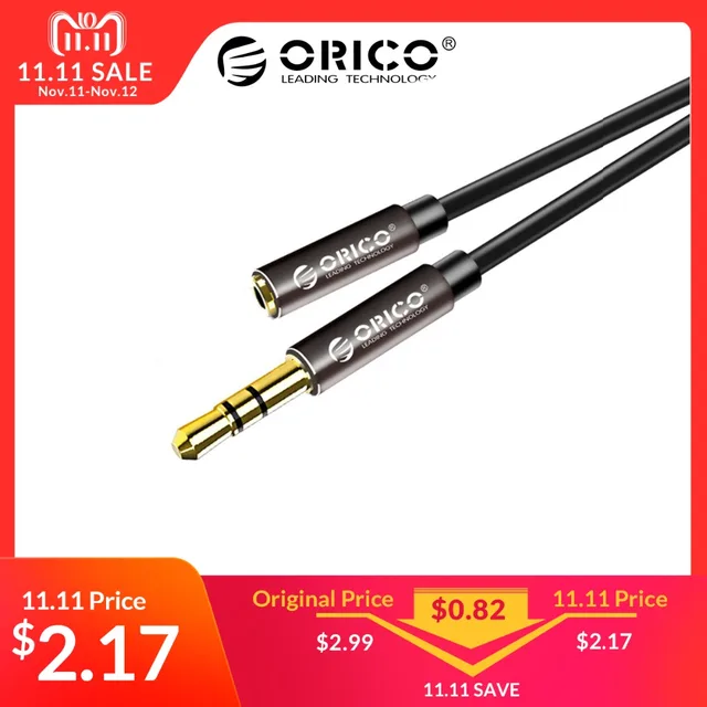 Best Offers ORICO 3.5 mm Jack Aux Extension Cable Headphone Extension Cable for Phone Headphone Best Offers ORICO 3.5 mm Jack Aux Extension Cable Headphone Extension Cable for Phone Headphone