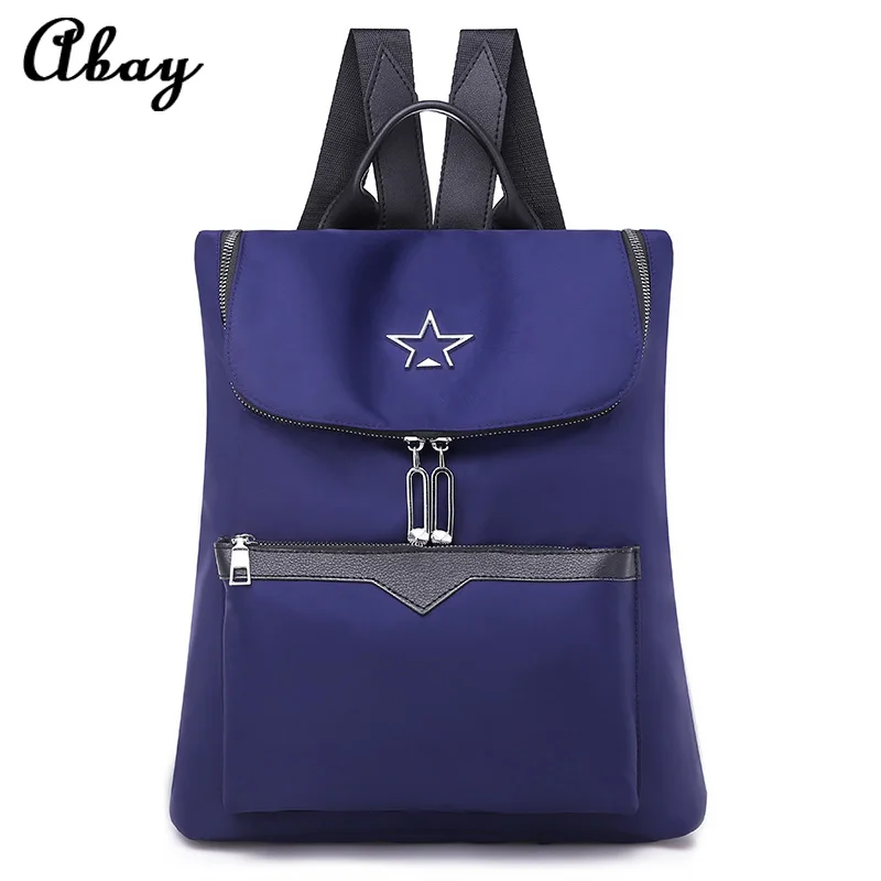 

2019 Women's Backpack Oxford Textile Retro Lady Shoulder Bag Sac a Dos Travel Lady Backpack Mochilas Student Bag Girl Preppy