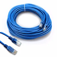 360 # Azul 50 M/164 Pés RJ45 CAT6 CAT6E Ethernet Internet LAN Fio de Cabo de Rede para o Portátil cabo de Rede do roteador