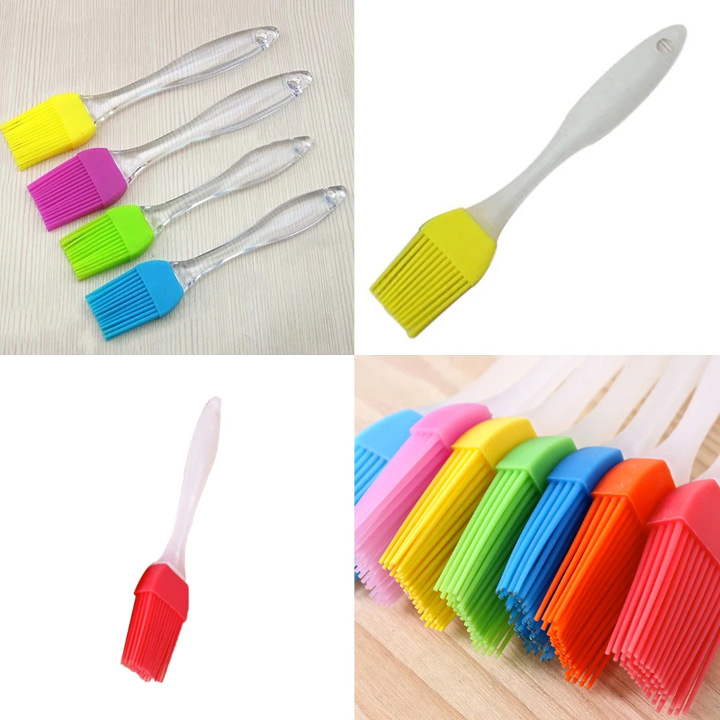 

Silicone BBQ Pastry Brush Baking Bakeware Cake Pastry Bread Oil Cream Cooking Basting Tools Kitchen Accessories Color Random