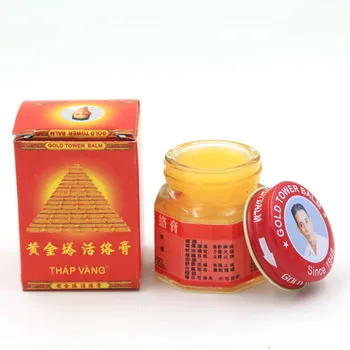 

6 PCS/lot Vietnam Gold Tower balm active cream 20g muscle aches arthritis medicine Pain Relief Plaster