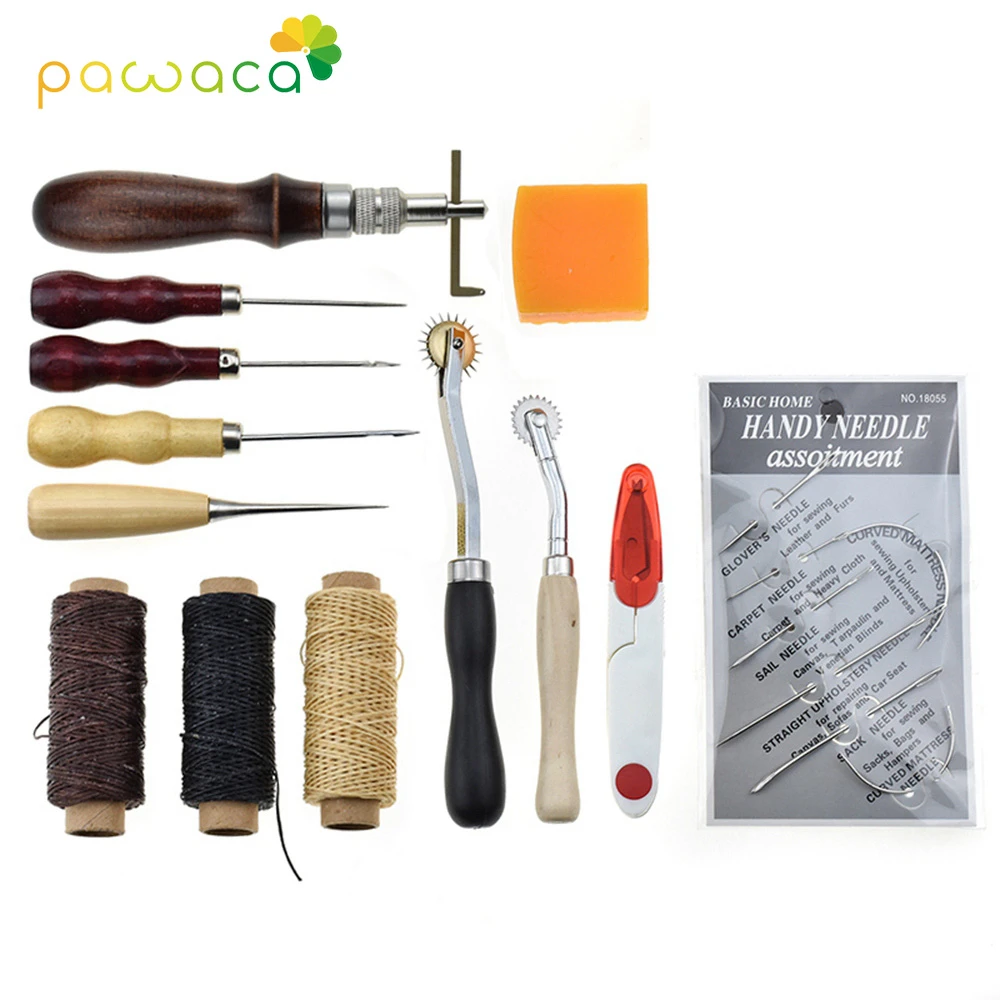 Herramientas para materiales para tallado silla de montar accesorios de artesanía de cuero Kit de Kit de herramientas artísticas|Herramientas de costura y accesorios| - AliExpress