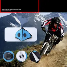 Спорт на открытом воздухе Анти-пыль половина с фильтром Пыль Велосипед Обучение Анти Пыль дышащая велосипедная маска