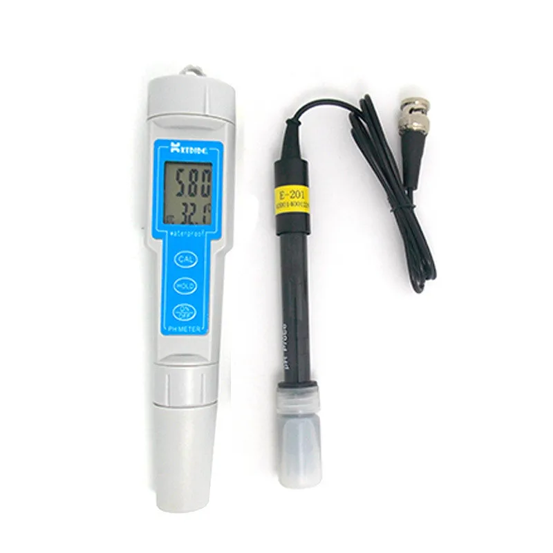 High-precision ph meter / pH meter / waterproof pH value water quality testing pH meter