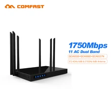 Comfast CF-WR650AC 1750 Mt OpenWRT AC WiFi Router Dual Band 5,8 + 2,4G WIFI Repeater 802.11AC 6 PA + 6 WIFI Antenne roteador Wi-Fi