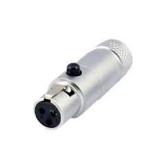 MPS Little bee-W/M HiFi Balanced Interface 24K gold Plated female male 3 pin Mini xlr K271s/K240s headphone Audio Connector