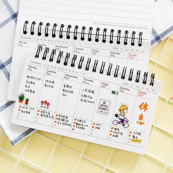 

Kawaii Japan Sushi Weekly Plan 2019 Coil Transparent Notebook Diary Day Planner Agenda Schedule Organizer Office School Supplies