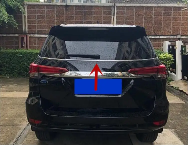 1PCS Новая Автомобильная дверь полная оконная рама подоконник формовочная Накладка для Toyota Fortuner по EMS - Цвет: 1PCS