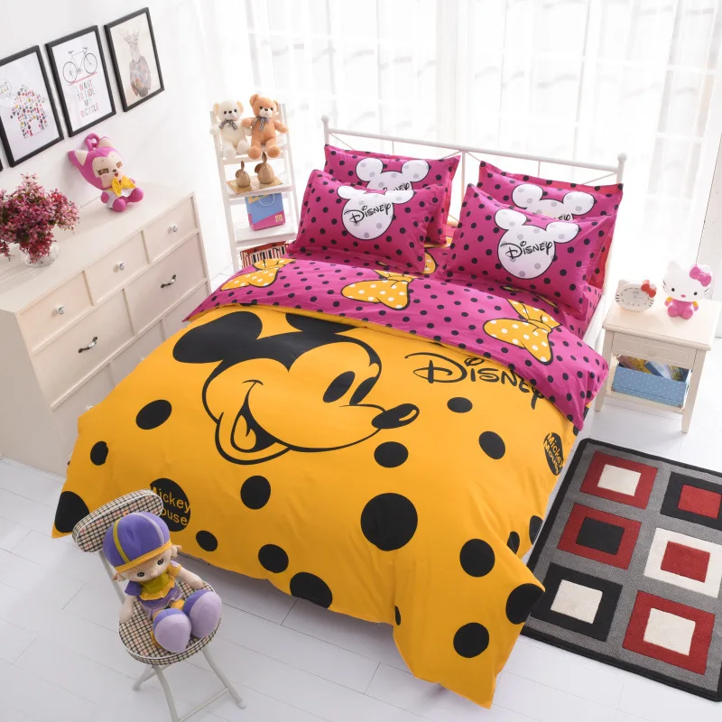 cartoon bedding sets Twin/full/Queen Size Cartoon characters theme 3pcs