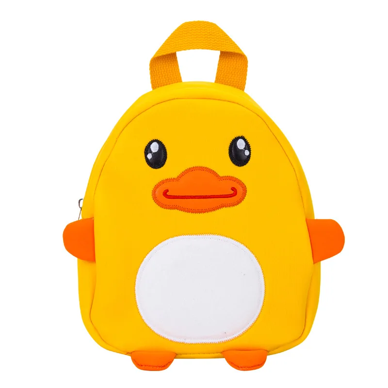 Милая школьная сумка с объемным рисунком динозавра для мальчиков, водоотталкивающая сумка для детей 1-5 лет, школьные рюкзаки для детей ясельного возраста - Цвет: Chick