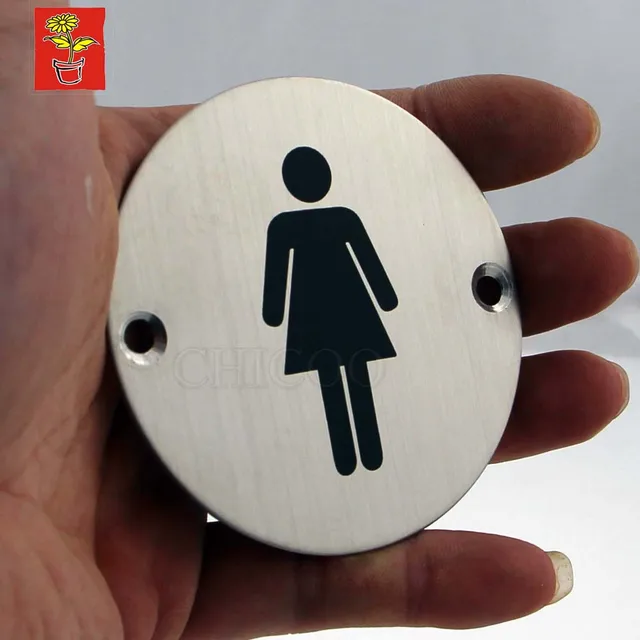 Hi Q Door Sign Plates Toilet Plate Women Signs Stainless Steel Hi Q Door Sign Plates Toilet Plate Women Signs Stainless Steel Name Office