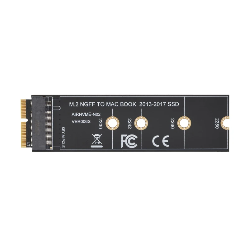 M2 NGFF PCIe AHCI SSD адаптер Разъем для карты MACBOOK Air 2013 2014 2015 2017 A1465 A1466 Pro A1398 A1502 A1419 2230 2280