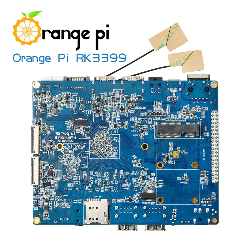 Оранжевый Pi RK3399 Set2: OPI + 12 В 2 А источник питания переменного тока в постоянный ток
