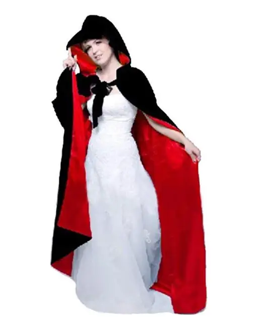 Price New Warm Velvet Cloak Bride's Wedding Garment Accessories Cloak Stage Performance Clothing Warm Long Coat and Hat Coat