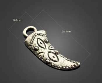 

150pcs New Antique Bronze Pepper Jewelry Charms Pendants-DIY Findings Necklace Bracelet Metal Fashion Accessories 28.1mm X 9.6mm