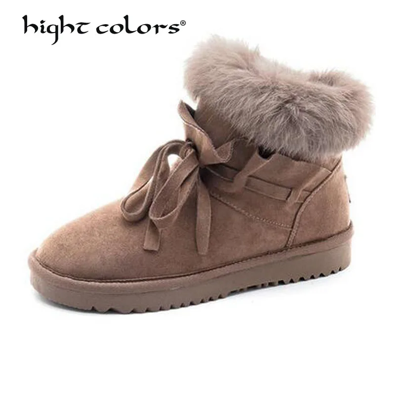 

Winter Women's Shoes Thick Fur Fashion Snow Boots 2018 New Winter Cotton Warm Shoes For Women Ankle Boots hc777