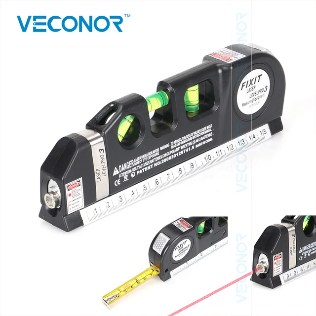 Cheap Laser Level Measuring Equipment Vertical Horizontal Cross Laser Projector With Built-in Tape Measure Cheap Laser Level Measuring Equipment Vertical Horizontal Cross Laser Projector With Built-in Tape Measure