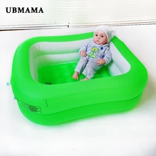 Пластиковая надувная ванна для новорожденных, 2 уровня, чистый цвет, Надувное дно для бассейна, надувной бассейн в комнатной ванной комнате