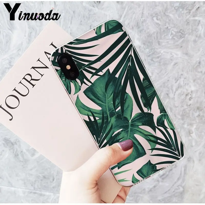 Summer Palm Leaf Banana Leaf Flowers