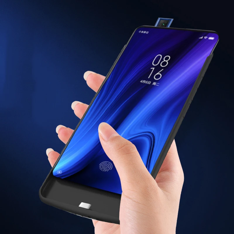 Günstig 5000 mAh Batterie Ladegerät Fall Für Xiaomi Redmi K20 Pro Tragbare Reise Lade Power Bank Telefon Fall Abdeckung ForRedmi K20 pro Capa