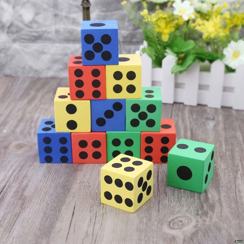 gigante, eva, espuma, criança, brinquedos educativos, jogo de festa, bloco de dados