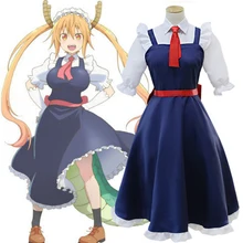 Dragón del anime señorita kobayashi dama loli tohru outifit dress cosplay disfraces envío gratis
