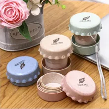 1 шт. портативная Пшеничная солома пластиковый стакан для кофе для активного отдыха телескопическая герметичная портативная чашка для воды складная Складная чашка