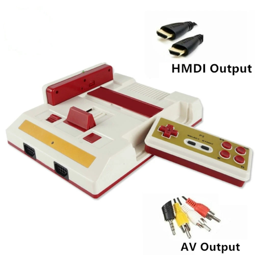 Классическая Ретро семейная игровая ТВ приставка HDMI выход двойные беспроводные