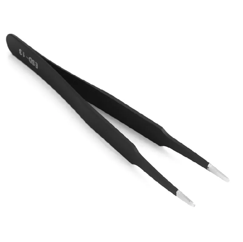 6 шт. Tweezers10-15 высокоэластичные антистатические нержавеющая сталь пайки ESD пинцет для паяльной станции ручные инструменты