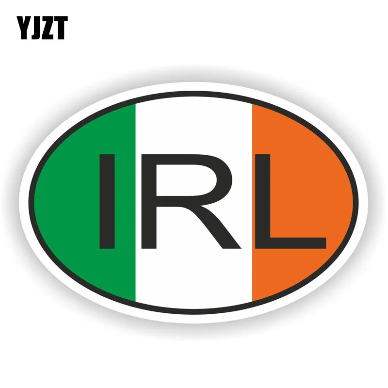 Erin Go Bragh Flag Reflective Decal Bumper Sticker