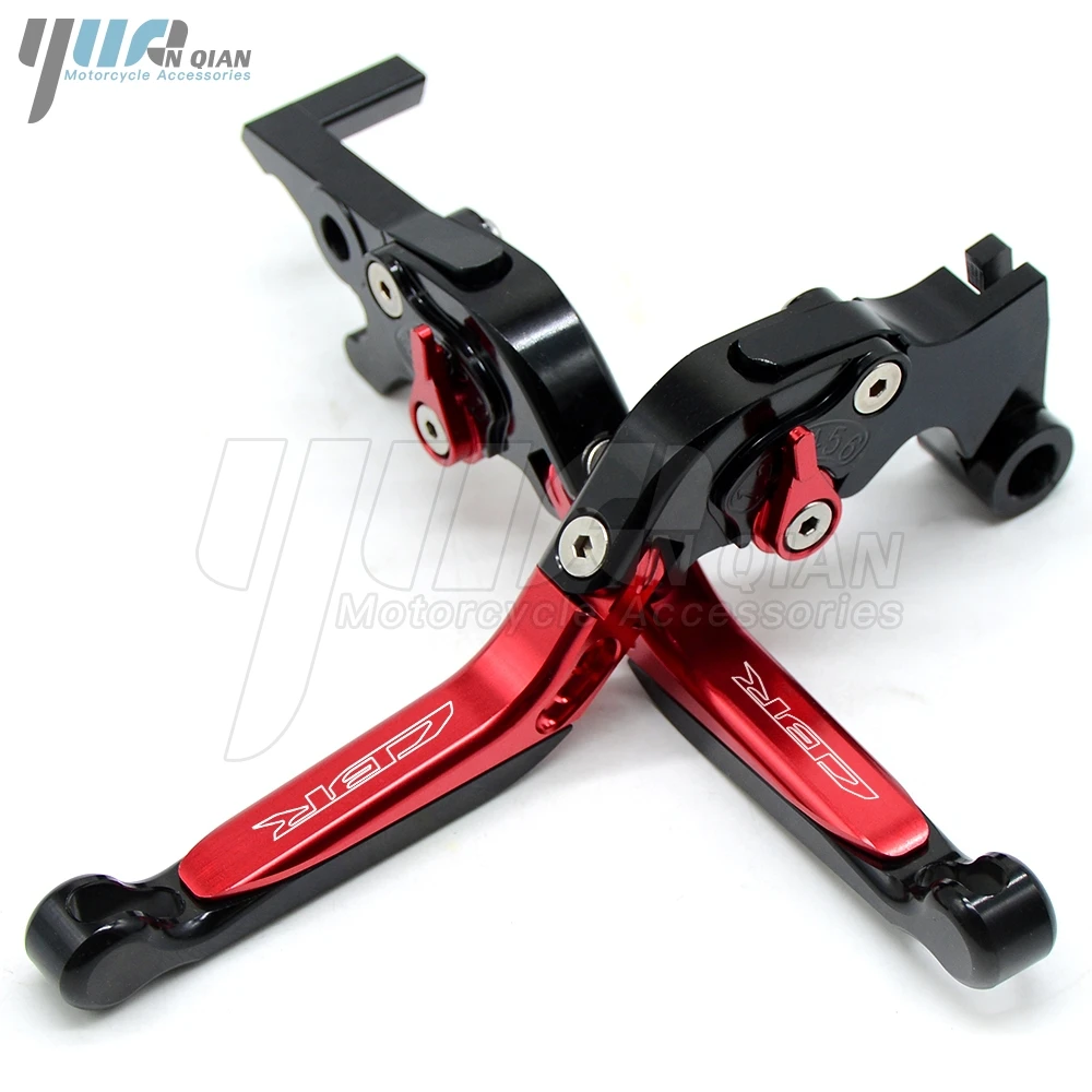 Для Honda CBR600F 2011 2012 2013 CBR 600 F CBR 600F 2012 Мотоцикл с ЧПУ Регулируемые Выдвижные Тормозные Рычаги сцепления Рычаг cbr600f - Цвет: RDBK RDBK