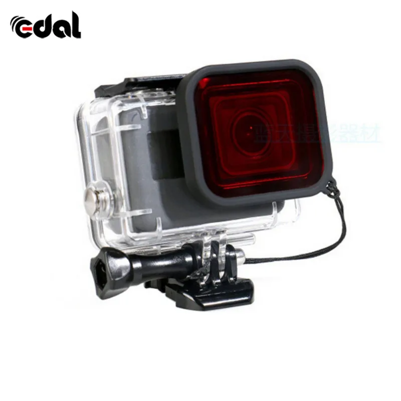 

Diving Filter For Gopro Hero 5 Waterproof Protect Shell Camera Lens For GoPro Camera Dustproof Lens Skirts