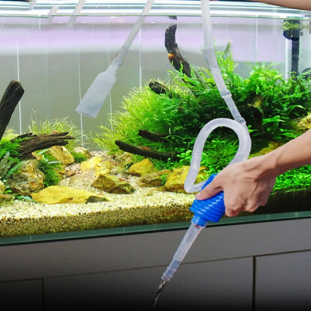1 шт. аквариум Чистый вакуумный очиститель воды гравия сифонный насос для аквариума