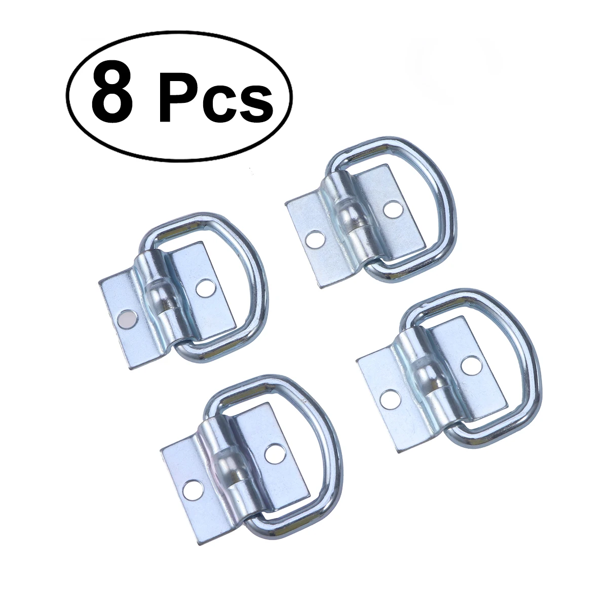 

8pcs Metal Tie Down D Ring Load Anchor Forged Lashing Ring Anchor Trailer with 9600 Pound Capacity Trailer for Car Truck