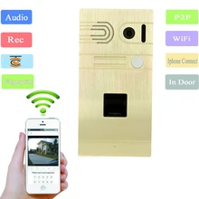 Wireless WIFI IP Video Door Phone via Smartphone Control,remote door access by you iphone,andriod smartphone