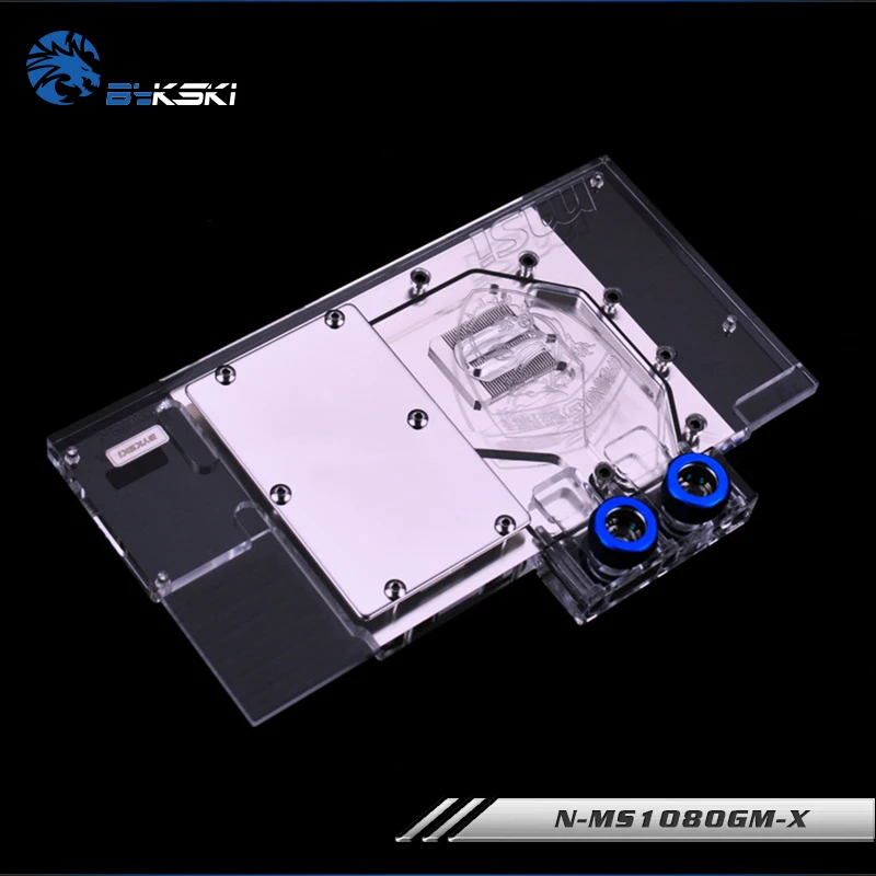  Bykski N-MS1080GM-X Full Cover Graphics Card Water Cooling Block for MSI GTX1080/1070 Gaming X/Duke