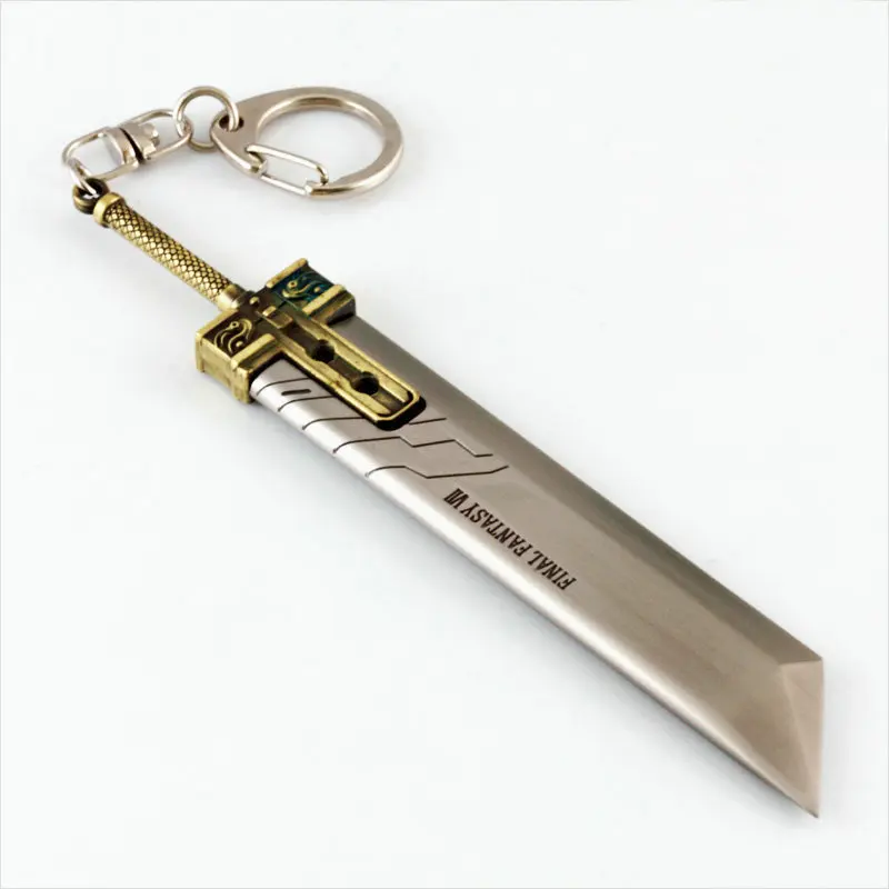 Animation Final Fantasy Weapon Zack The Buster Sword Model Keychain