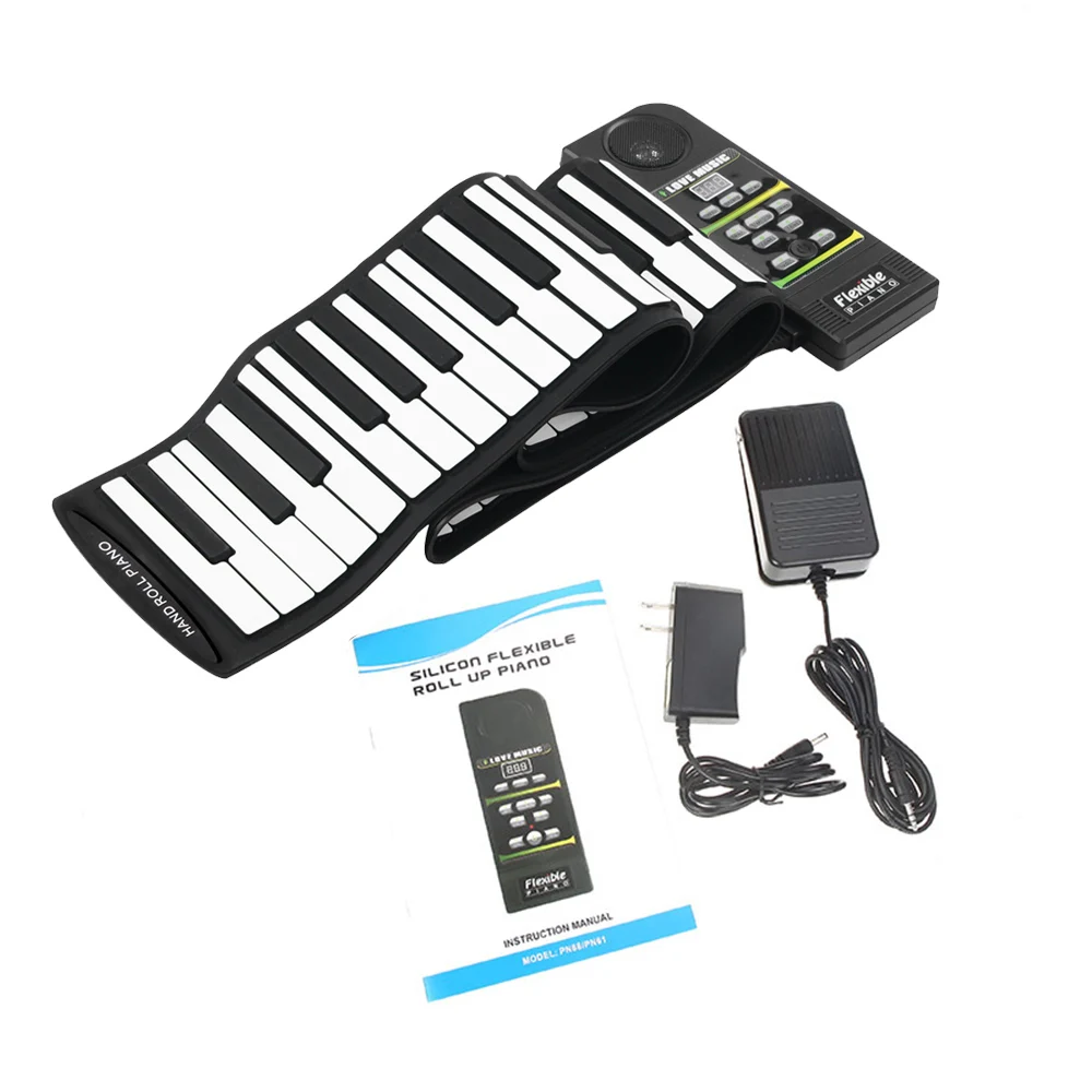 Buy 88 Key Electronic Piano Keyboard Silicon Flexible