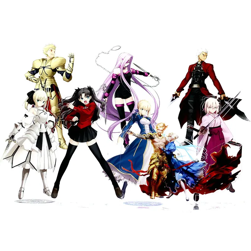 

Fate Stay Night Anime Toy Double Sided Plastic Action Figures Toy High Quality Collection Model Toys 21cm