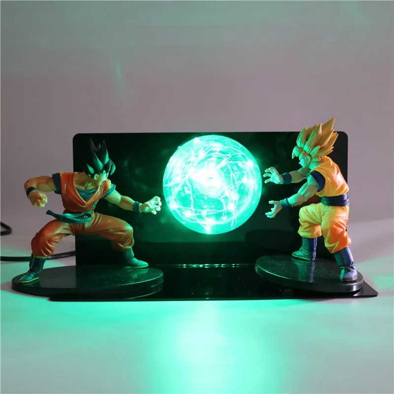Dragon Ball ночник Goku лампа «сделай сам» Детская модель аниме Коллекционные Фигурки фигурки кукол для детей Детские игрушки TD-0082