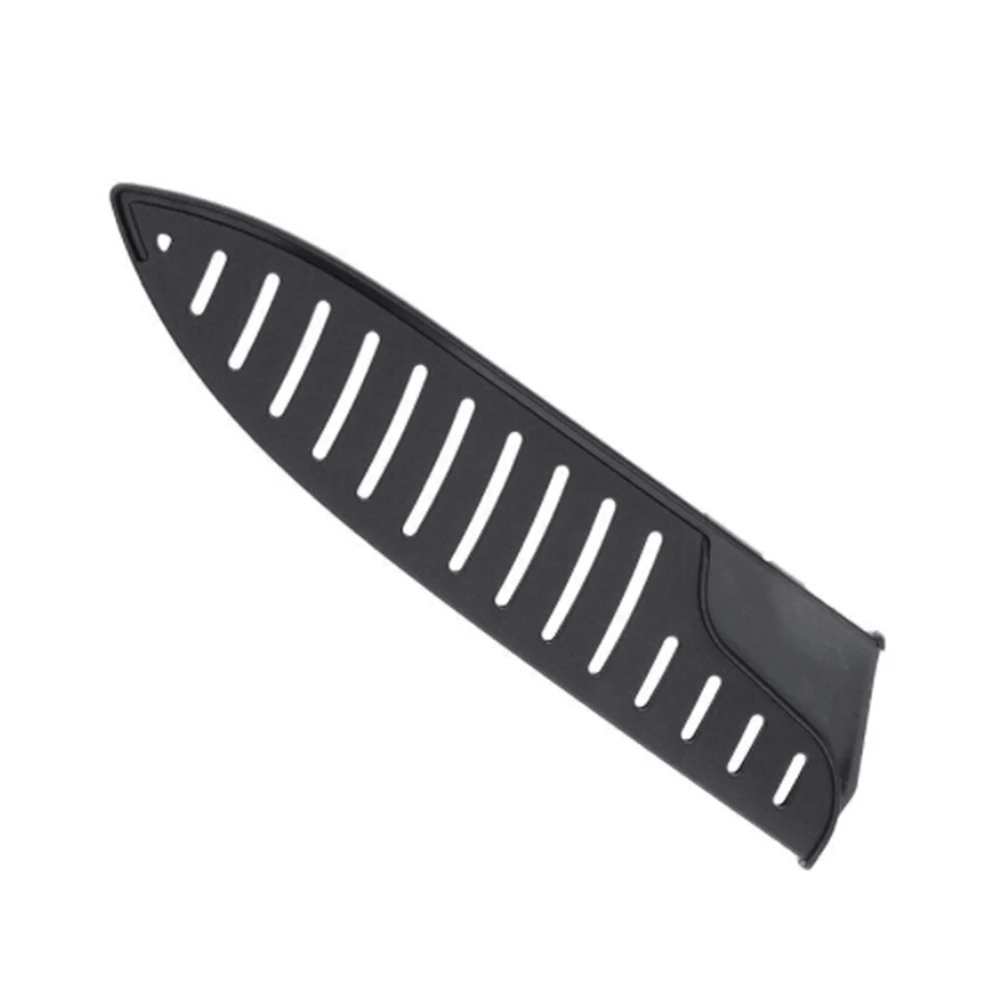 3pcs/set Black Plastic Kitchen Knife Blade Protector Cover for 8 inch