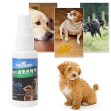 30 мл ПЭТ собака позиционирования дефекации индуктор домашних животных фиксированная точка обучения Defecation принадлежности