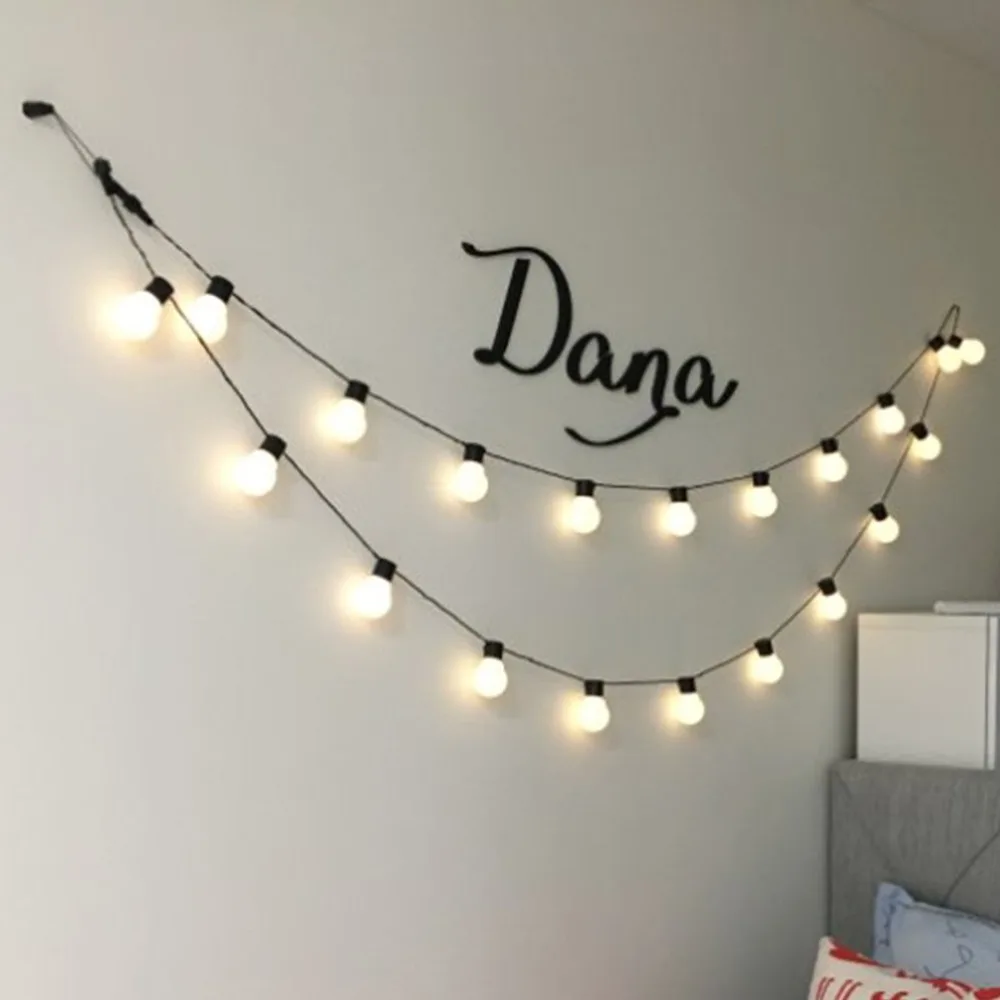 

6m 20 led wedding string fairy light christmas LED Globe Festoon bulb led fairy string light outdoor party garden garland