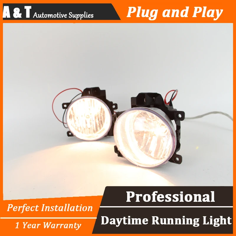 

car styling For Land Cruiser FJ200 LED DRL For FJ200 High brightness guide DRL led fog lamps DRL For C style