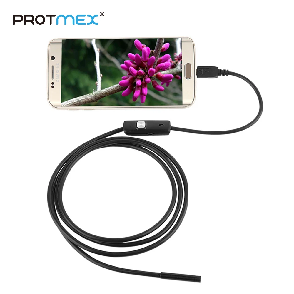 

7mm Lens 1M Android OTG Phone Endoscope IP67 Waterproof Borescope LED Camera video 2016 Hot Seller High Quality