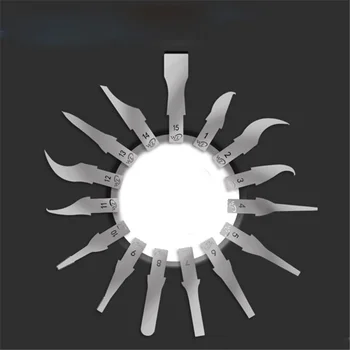 

15 in 1 demolition dedicated chip carving blade A8 A9 A10 CPU Repair Pry Tool For iPhone 8/7/6S/X/6 Plus Phone